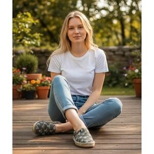 Women's‎ Star Wars Grogu Baby Yoda Espadrilles Ubuntu Slip-On Shoes Size 9.5W